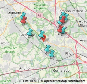 Mappa Via Louis Pasteur, 20014 Nerviano MI, Italia (3.62167)