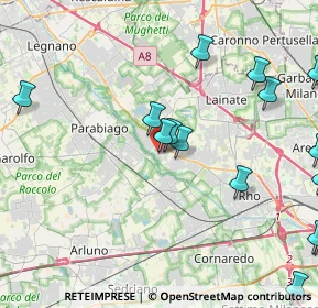 Mappa Via Louis Pasteur, 20014 Nerviano MI, Italia (6.2275)