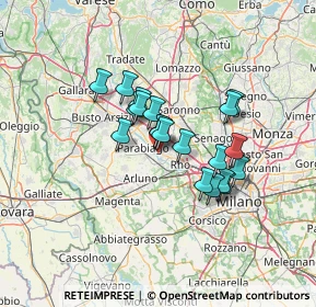 Mappa Via Louis Pasteur, 20014 Nerviano MI, Italia (9.8955)