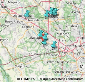 Mappa Via Louis Pasteur, 20014 Nerviano MI, Italia (6.70364)
