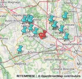 Mappa Via Louis Pasteur, 20014 Nerviano MI, Italia (6.87933)