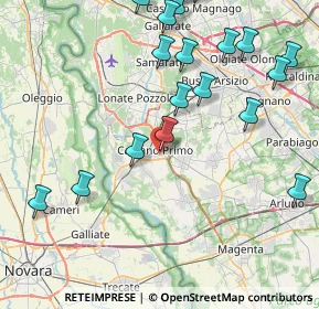 Mappa Via Amerigo Vespucci, 20022 Castano Primo MI, Italia (10.3245)