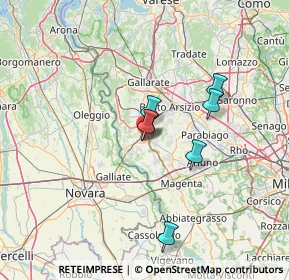 Mappa Via Amerigo Vespucci, 20022 Castano Primo MI, Italia (22.12417)