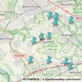 Mappa Via Arconate, 20038 Busto Garolfo MI, Italia (4.58909)