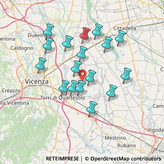 Mappa Di Gazzo, 36043 Camisano vicentino VI, Italia (6.81176)