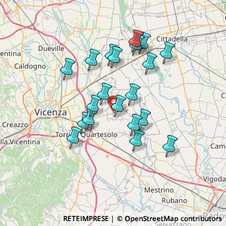 Mappa Di Gazzo, 36043 Camisano vicentino VI, Italia (6.568)