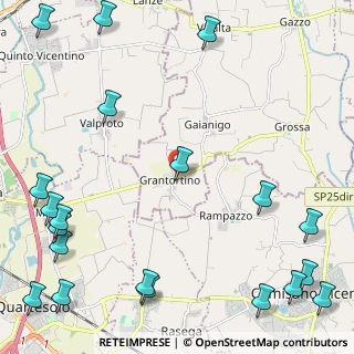 Mappa Via Giuseppe Garibaldi, 36043 Camisano vicentino VI, Italia (3.4885)