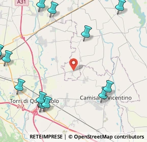 Mappa Di Gazzo, 36043 Camisano vicentino VI, Italia (6.6625)