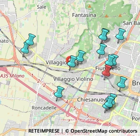 Mappa Via Valcamonica, 25127 Brescia BS, Italia (2.22)