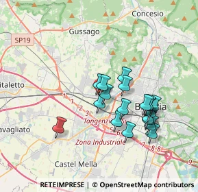 Mappa Via Valcamonica, 25127 Brescia BS, Italia (3.17316)