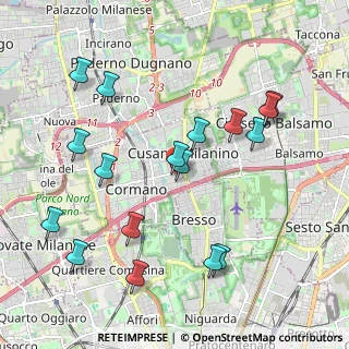 Mappa Via Giuseppe Verdi, 20095 Cusano Milanino MI, Italia (2.19353)