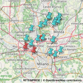 Mappa Via Giuseppe Verdi, 20095 Cusano Milanino MI, Italia (6.952)