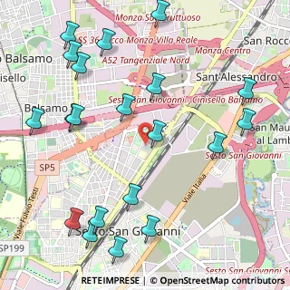 Mappa Via Boccaccio, 20099 Sesto San Giovanni MI, Italia (1.3275)
