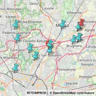 Mappa Via Boccaccio, 20099 Sesto San Giovanni MI, Italia (4.74357)