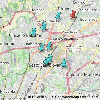Mappa Via Boccaccio, 20099 Sesto San Giovanni MI, Italia (1.63083)