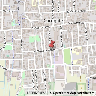 Mappa Via Enrico Toti,  24, 20061 Carugate, Milano (Lombardia)