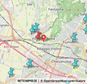 Mappa Via Valcamonica, 25125 Brescia BS, Italia (3.08333)