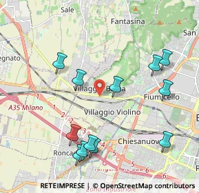 Mappa Via Valcamonica, 25125 Brescia BS, Italia (2.20833)