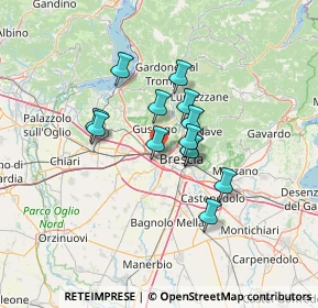 Mappa Via Valcamonica, 25125 Brescia BS, Italia (9.54692)