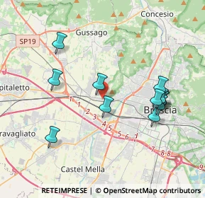 Mappa Via Valcamonica, 25125 Brescia BS, Italia (3.81)