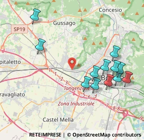 Mappa Via Valcamonica, 25125 Brescia BS, Italia (4.29167)