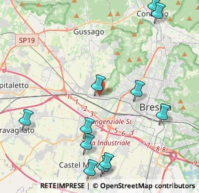 Mappa Via Valcamonica, 25125 Brescia BS, Italia (5.15182)