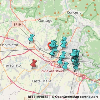 Mappa Via Valcamonica, 25125 Brescia BS, Italia (3.377)