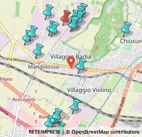Mappa Via Valcamonica, 25125 Brescia BS, Italia (1.2855)