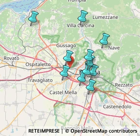 Mappa Via Valcamonica, 25125 Brescia BS, Italia (5.74455)