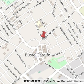 Mappa Via L. Cadorna, 14, 20020 Busto Garolfo, Milano (Lombardia)