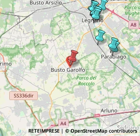 Mappa 20038 Busto Garolfo MI, Italia (5.10182)