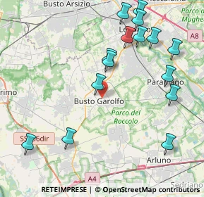 Mappa 20038 Busto Garolfo MI, Italia (4.72667)