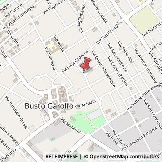 Mappa Via Giuseppe Mazzini, 8, 20020 Busto Garolfo, Milano (Lombardia)