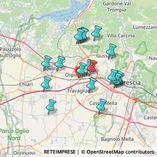 Mappa Via della Ferriera, 25035 Ospitaletto BS, Italia (6.70316)