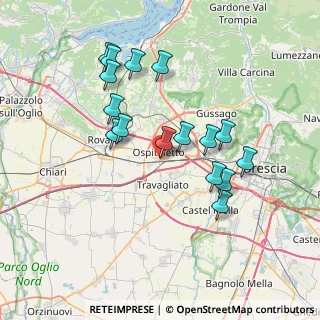 Mappa Via della Ferriera, 25035 Ospitaletto BS, Italia (6.90625)