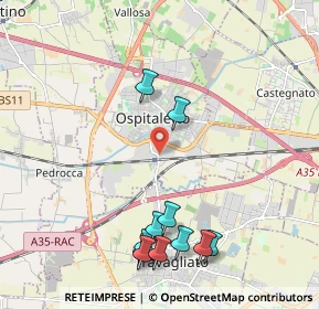 Mappa Via della Ferriera, 25035 Ospitaletto BS, Italia (2.33455)