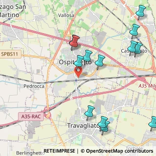Mappa Via della Ferriera, 25035 Ospitaletto BS, Italia (2.61538)