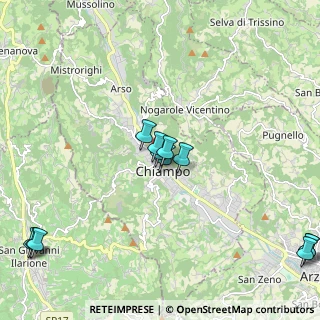 Mappa Via T. Dal Molin, 36072 Chiampo VI, Italia (2.46917)
