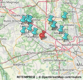 Mappa Via Pogliano, 20014 Nerviano MI, Italia (6.64286)