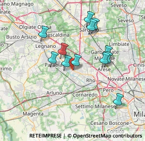 Mappa Via Pogliano, 20014 Nerviano MI, Italia (6.555)