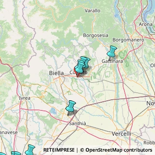 Mappa Via Cascine Ronco, 13836 Cossato BI, Italia (28.23714)