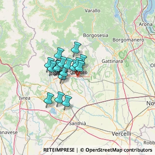 Mappa Via Cascine Ronco, 13836 Cossato BI, Italia (9.19556)