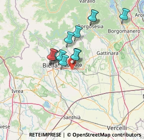 Mappa Via Cascine Ronco, 13836 Cossato BI, Italia (11.35583)