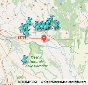 Mappa Via Cascine Ronco, 13836 Cossato BI, Italia (3.08133)