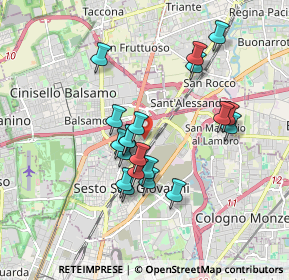 Mappa Via Giacomo Puccini, 20099 Sesto San Giovanni MI, Italia (1.541)