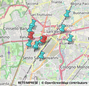 Mappa Via Giacomo Puccini, 20099 Sesto San Giovanni MI, Italia (1.435)