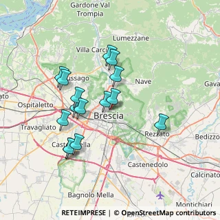 Mappa Via Martinengo Cesaresco Giuseppe Camillo, 25128 Brescia BS, Italia (6.53533)