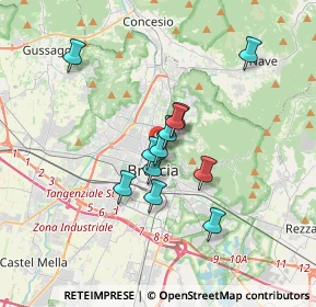 Mappa Via Co Giuseppe C Martinengo Cesaresco, 25128 Brescia BS, Italia (2.605)