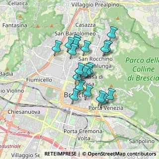 Mappa Via Martinengo Cesaresco Giuseppe Camillo, 25128 Brescia BS, Italia (1.282)
