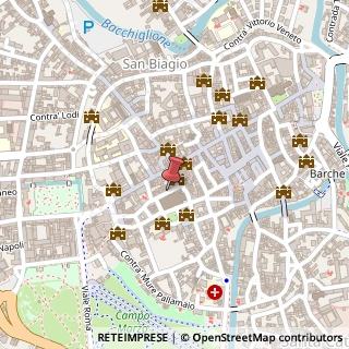 Mappa Contra' lampertico fedele 26, 36100 Vicenza, Vicenza (Veneto)